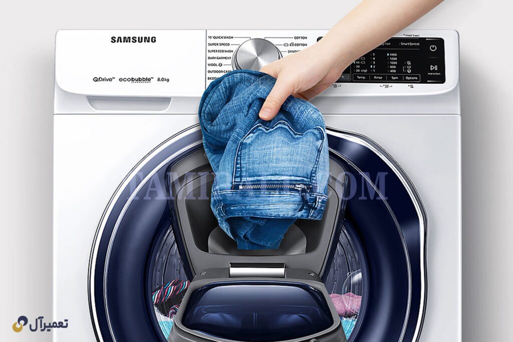 علت نشت آب از ماشین لباسشویی سامسونگ